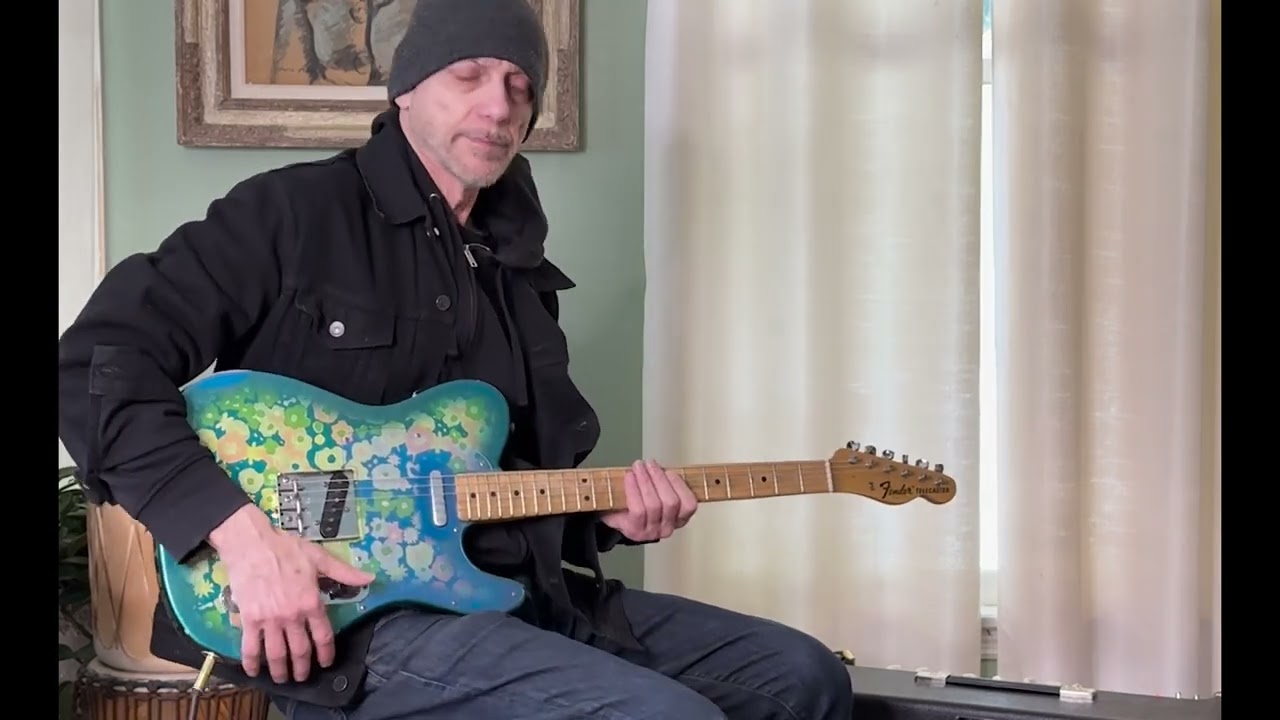 1968 Fender Telecaster Blue Floral