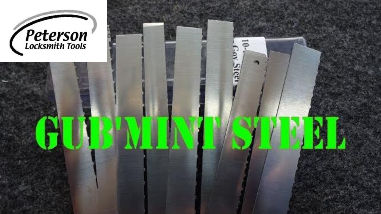 (1130) Review: Government Steel Pick Material from Peterson