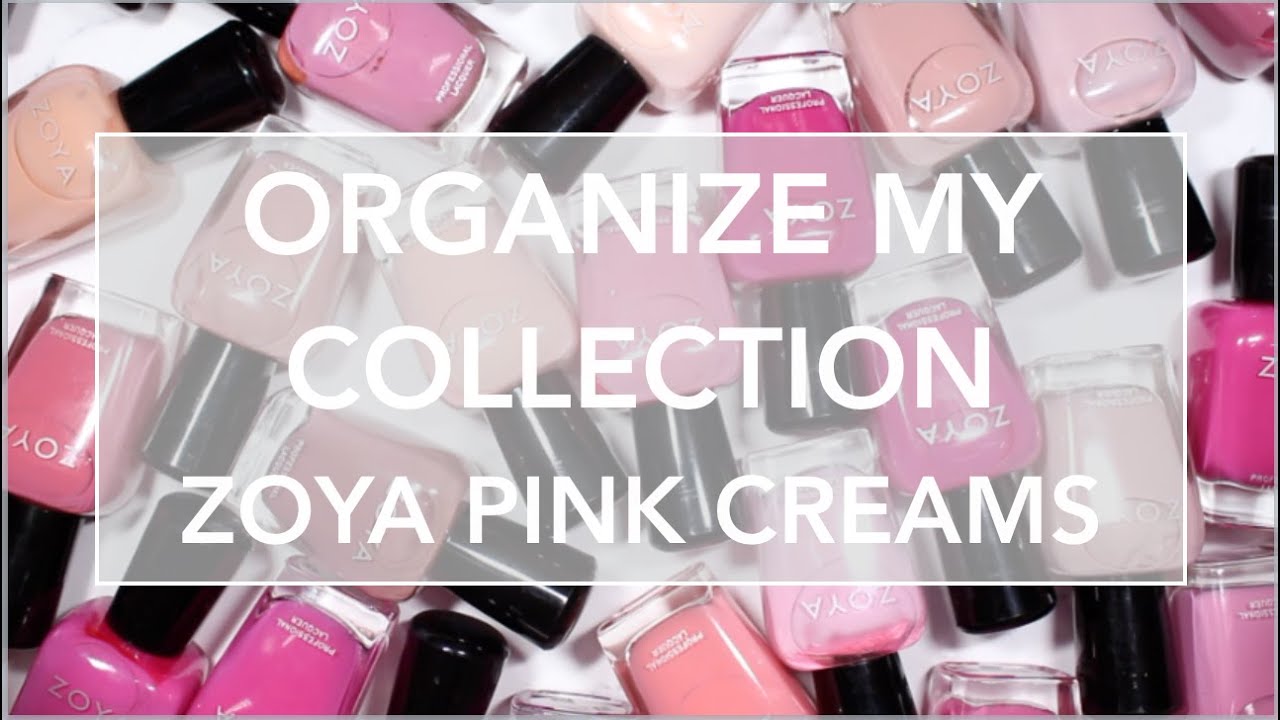 All of Zoya's Pink Creams // Pink Comparison Series #1
