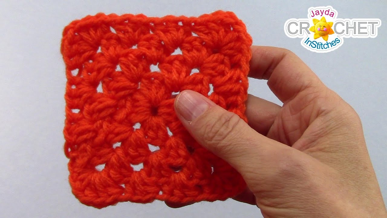 Mini Granny Square Pattern & Tutorial - Crochet Quick Fix