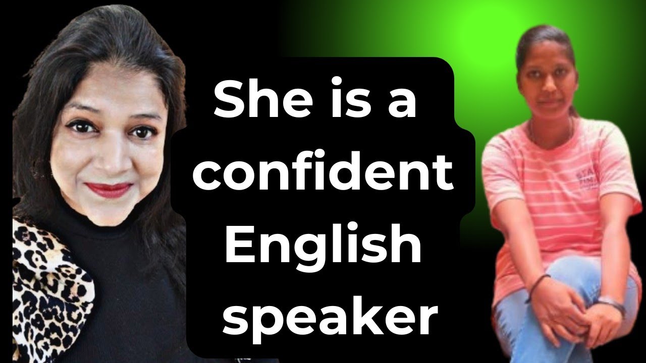 She Is A Confident English Speaker!!
