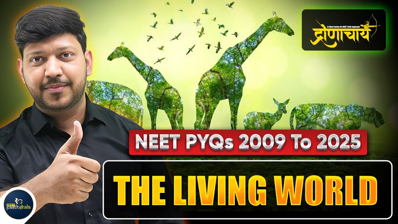 NEET PYQs The Living World  | NEET 2026 Biology | NEET PYQs 2009-2025 #mittalsir