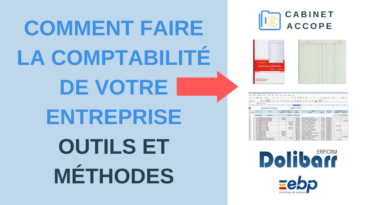Différentes façons de FAIRE la COMPTABILITÉ d'une petite ENTREPRISE (France / 2021)