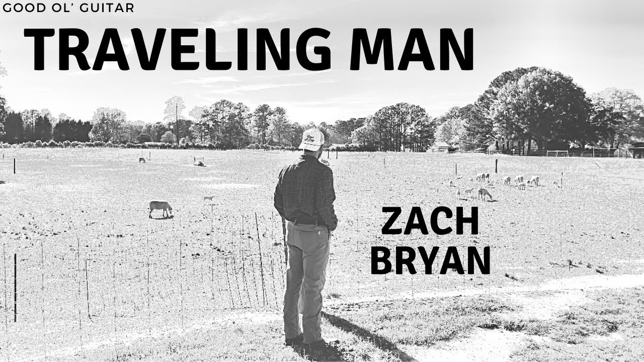 (SUPER EASY) Traveling Man Zach Bryan Guitar Lesson + Tutorial