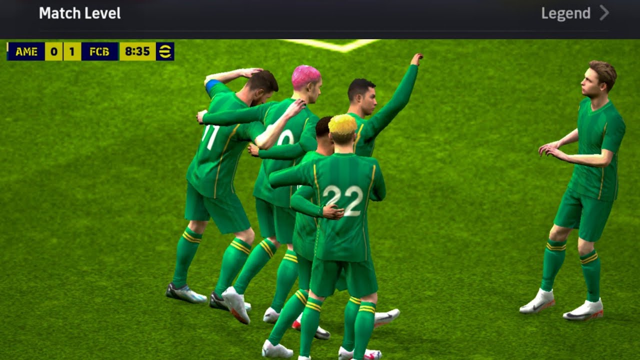 efootball 2024 mobile gameplay | legend difficulty 😋