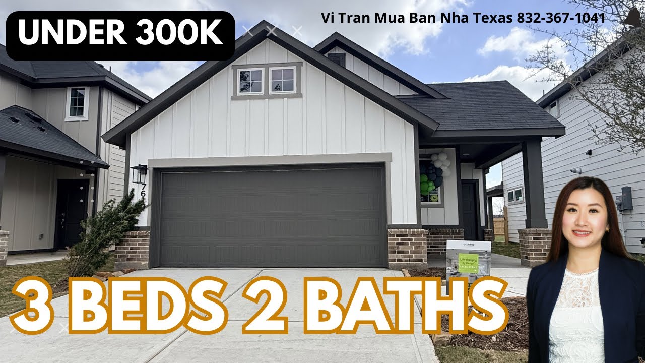 V731 - CYPRESS TX - NHÀ MỚI DƯỚI 300K - GẦN HWY ĐI LẠI THUẬN TIỆN - KHU AN NINH TRƯỜNG HỌC TỐT 