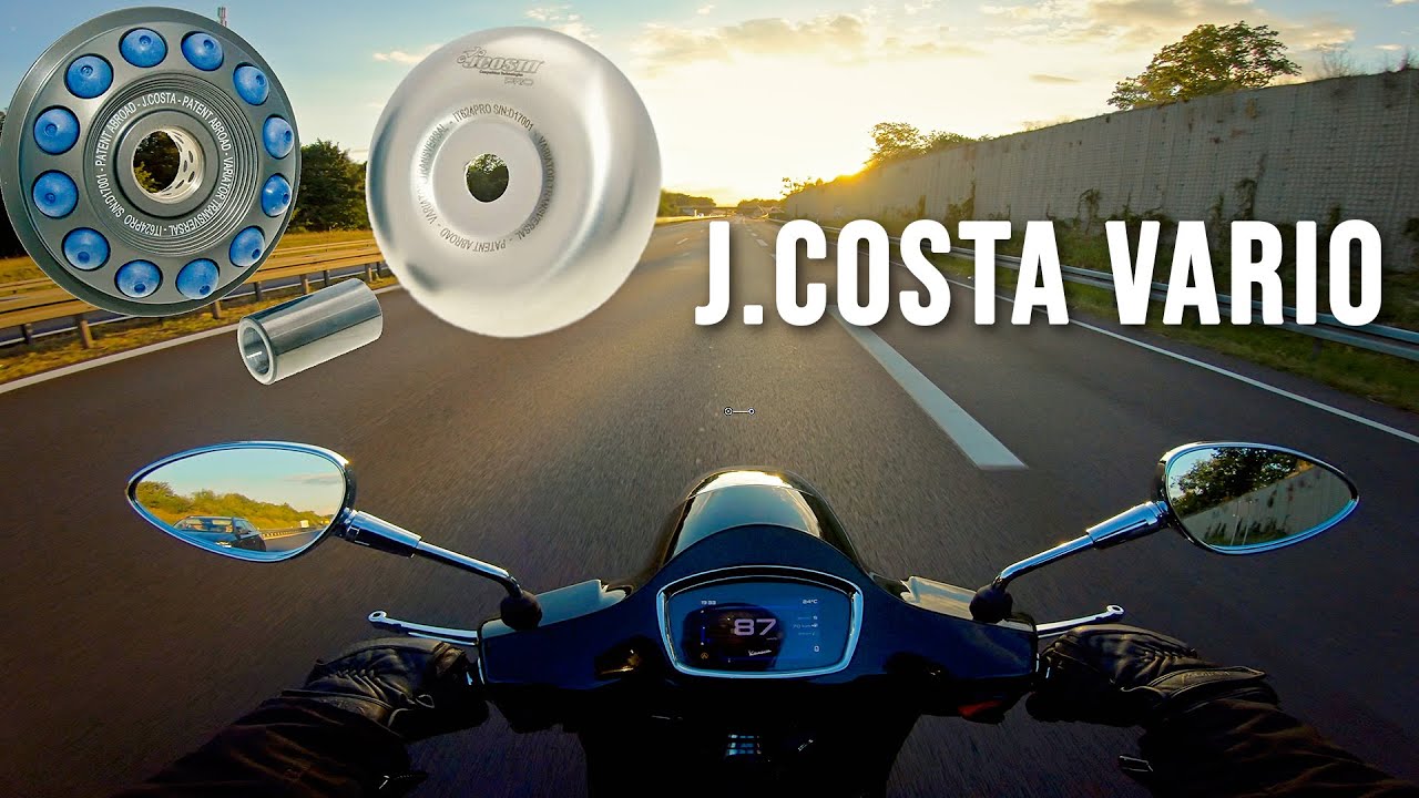 J.Costa Variomatik Test - Vespa Gts 300 hpe Supertech