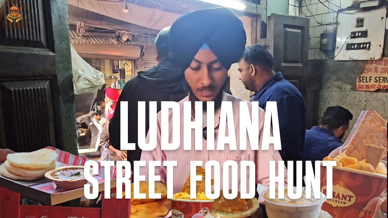 🍛 LUDHIANA STREET FOOD FEAST! | Dilipa Poori, Pandit Ji & Basant Ice Cream 🍦