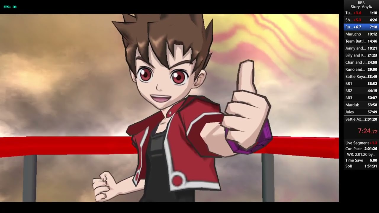 Bakugan Battle Brawlers Any% speedrun (2:03:30)