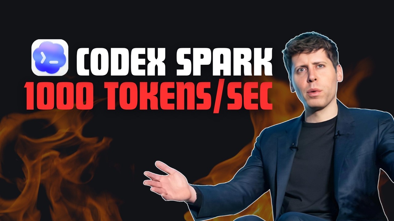 GPT-5.3 Codex Spark: Генерация кода в реальном времени со скоростью более 1000 токенов в секунду.