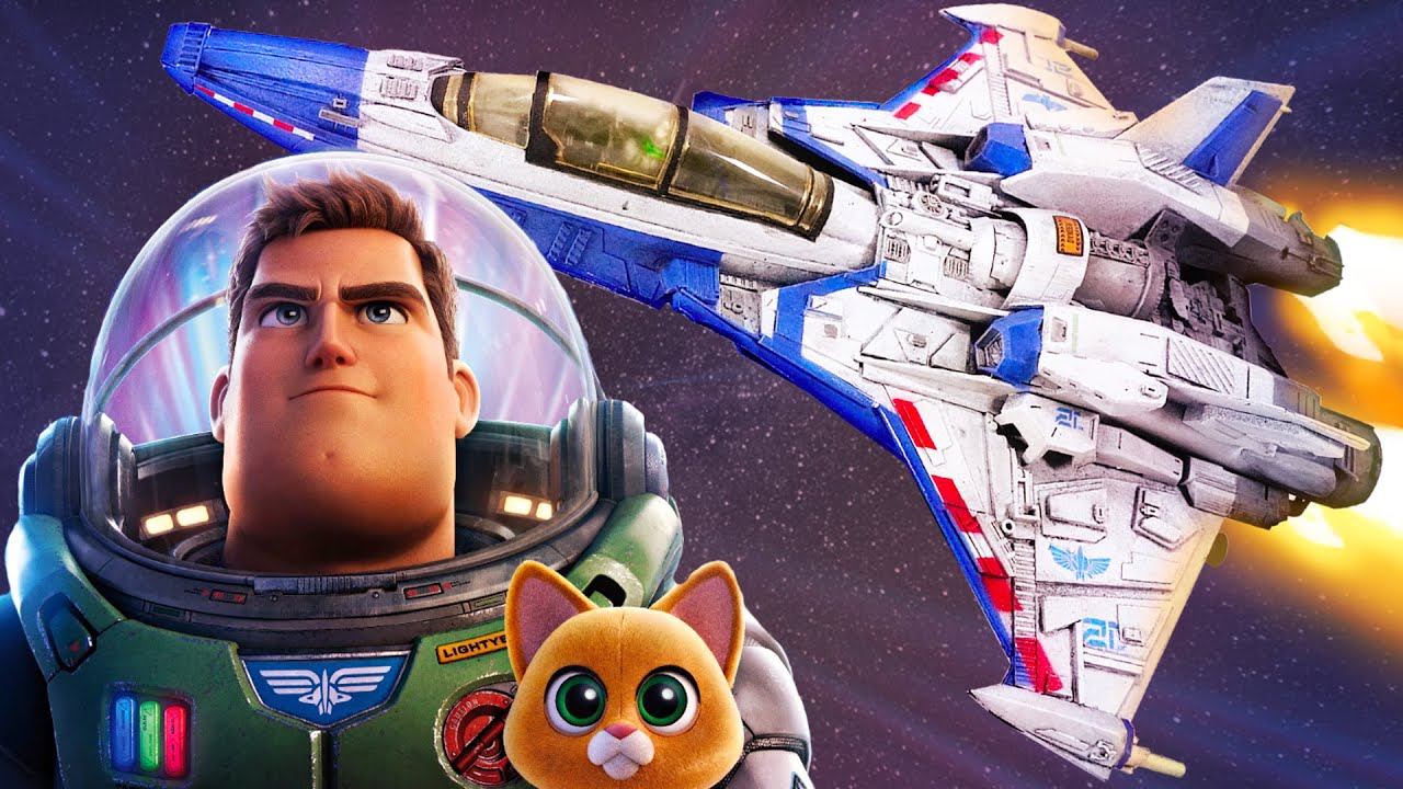 Lightyear: Let’s Make Buzz’s Ship Using Parts From Top Gun Maverick’s F-14 - Kitbash Creatures