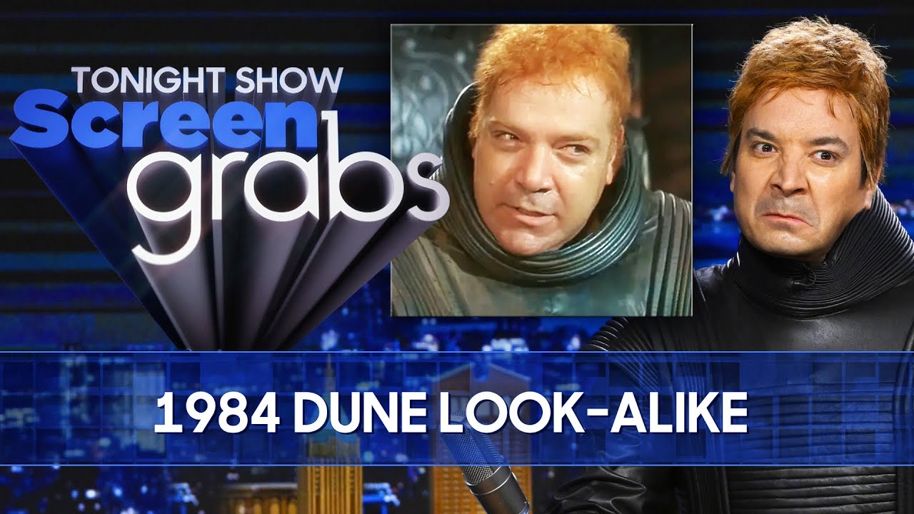 Screengrabs: Shark Coochie Boards, Jimmy's 1984 Dune Look-alike | The Tonight Show