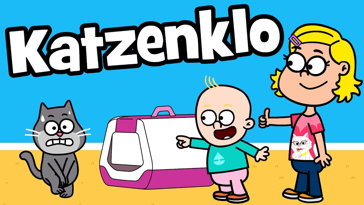 ♪♪ Lustiges Katzenlied &ndash; Katzenklo | Hurra Kinderlieder zum Mitsingen | Tiere| Helge Schneider Cover