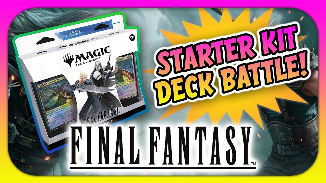 FINAL FANTASY x MTG Starter Kit BATTLE! | How Good Are These Two Standard Decks?