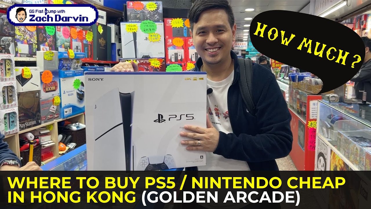 Где купить ДЕШЕВО PS5 / NINTENDO SWITCH в Гонконге (GOLDEN ARCADE) Я купил PS5 Slim!