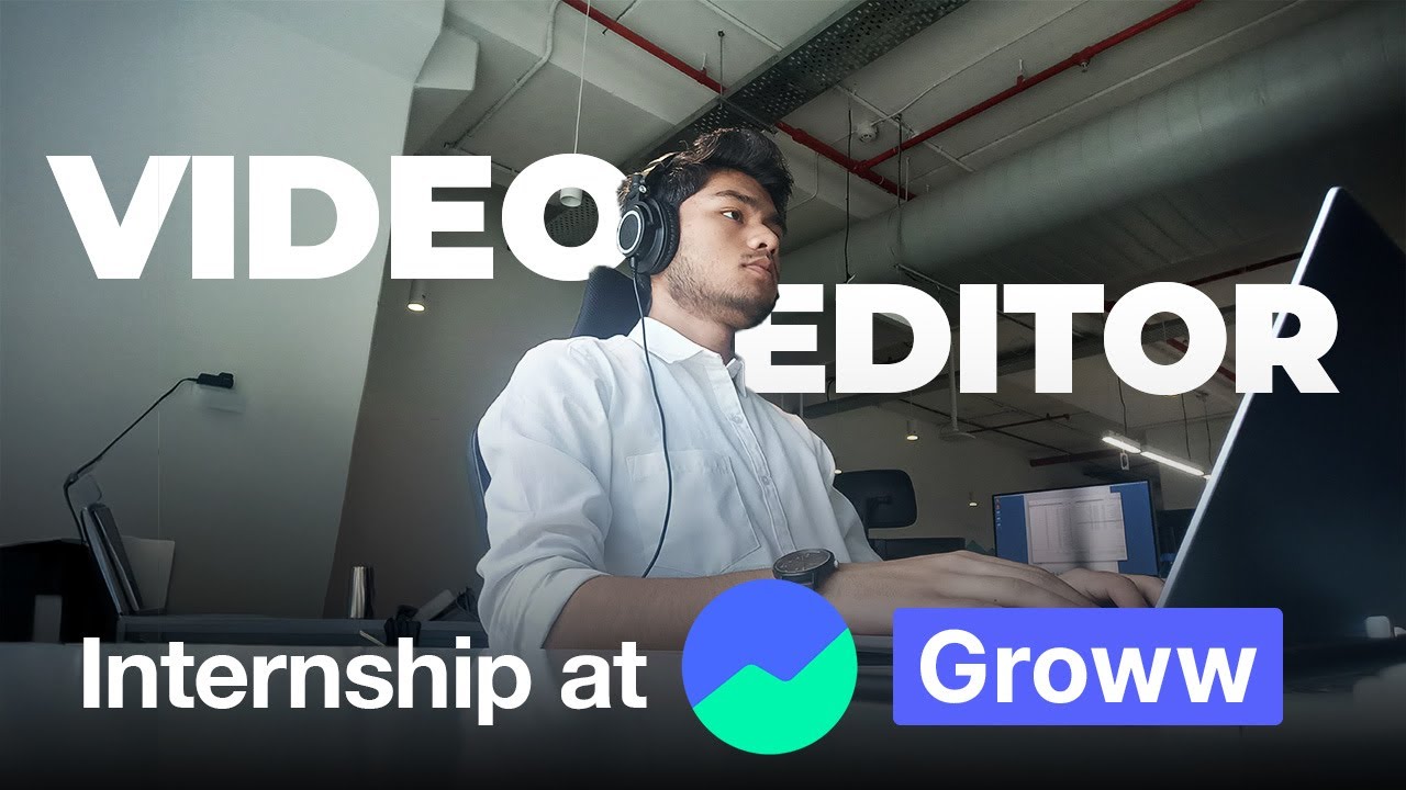 A day in life as a video editor intern at Groww headquarters.