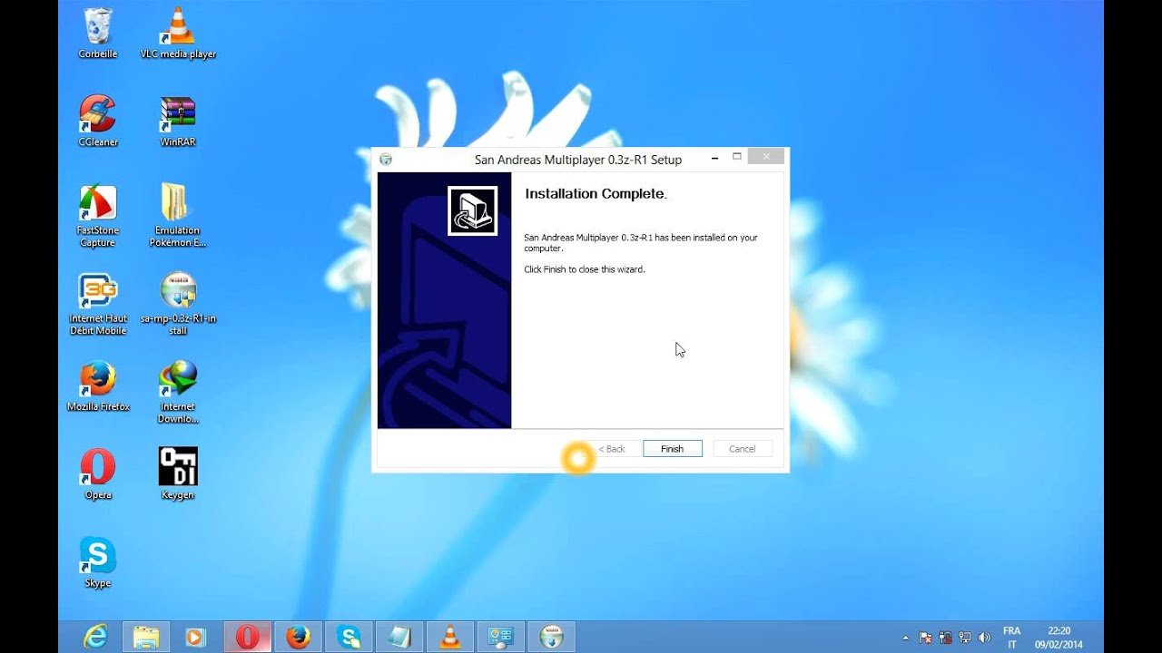 how to install sa-mp-z0.3-R1