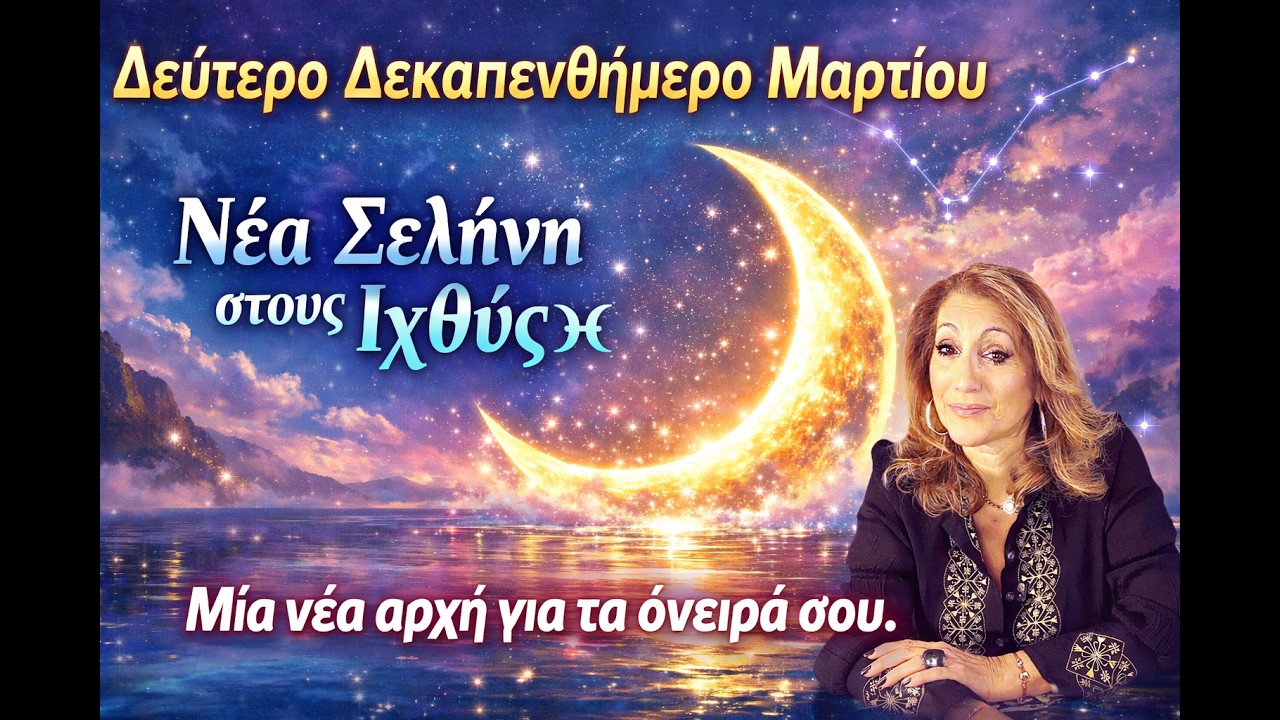 Β 15νθήμερο Μαρτίου 2026& Νεα Σελήνη στους Ιχθύες.