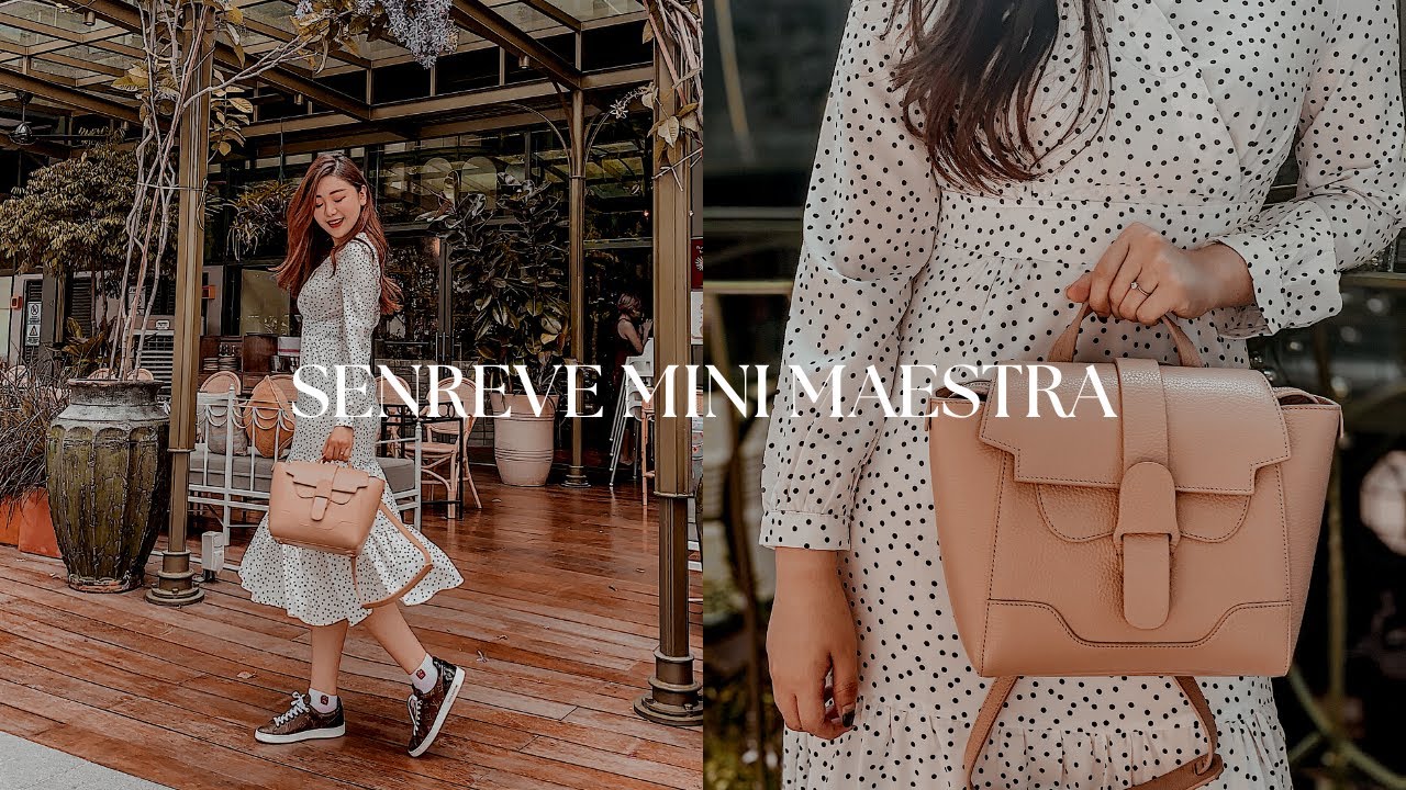 WHAT'S IN MY BAG + SENREVE MINI MAESTRA REVIEW | SENREVE包包开箱 | 美国小众品牌SENREVE | SHINI LOLA
