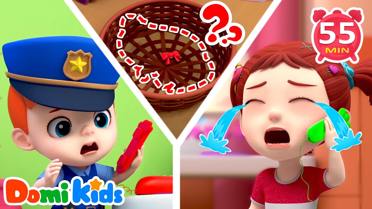 Baby Police to the Rescue!Find the Missing Cat!| Kids Songs & Nursery Rhymes | Domi Kids