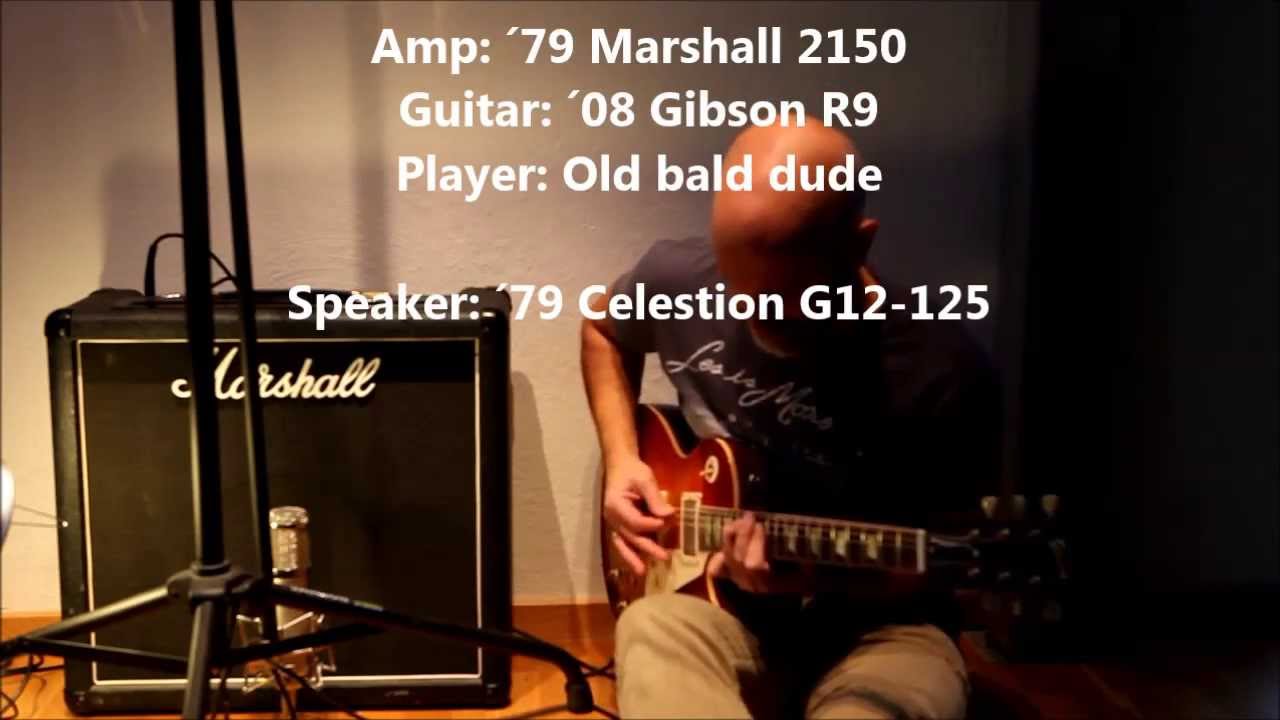 Back to Back version - Marshall 2150 Vintage Speaker Shootout