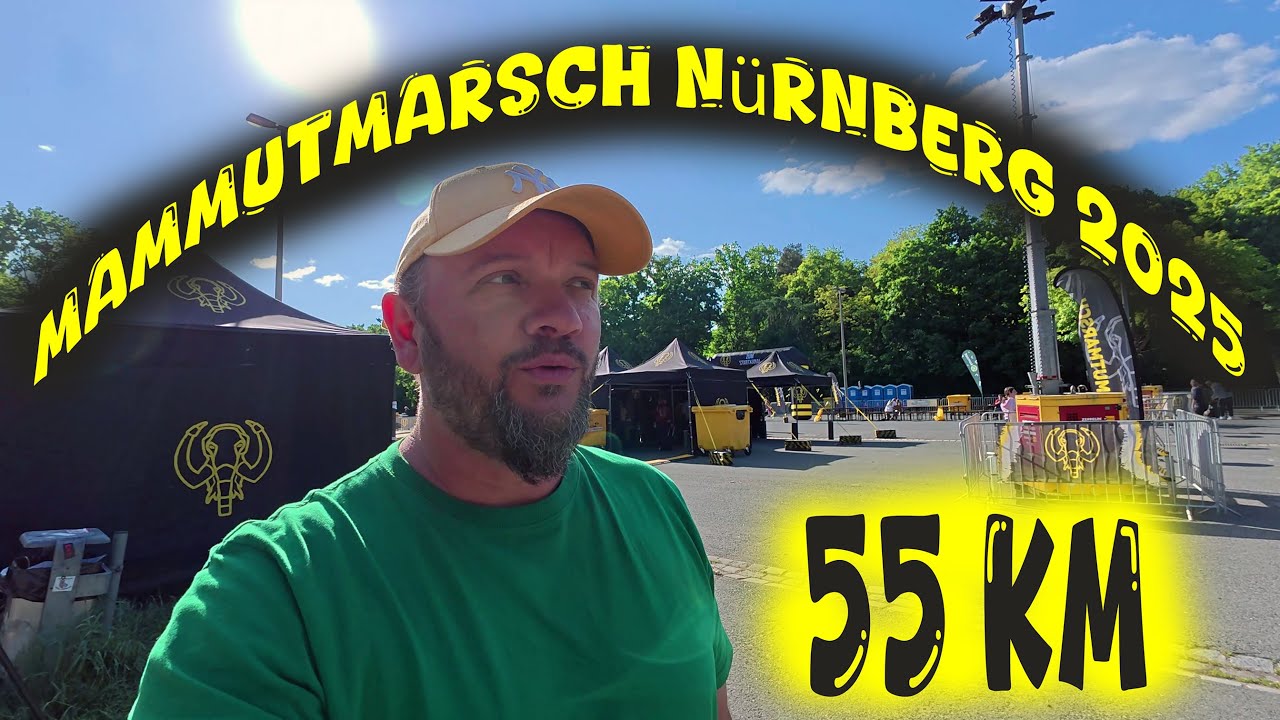 Mammutmarsch Nürnberg 2025 | 55 km | 4K | Manuel Unterwegs