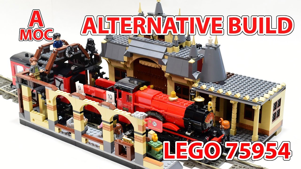 LEGO Hogwarts Train Station from MOC 75954 and MOD 75955 #Alternate #build With additions[A MOC]