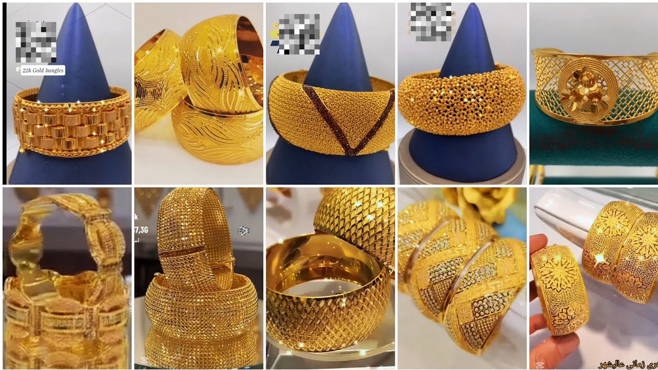 Latest Gold bracelets design 2025 | luxury gold bangles |bridal gold bangles