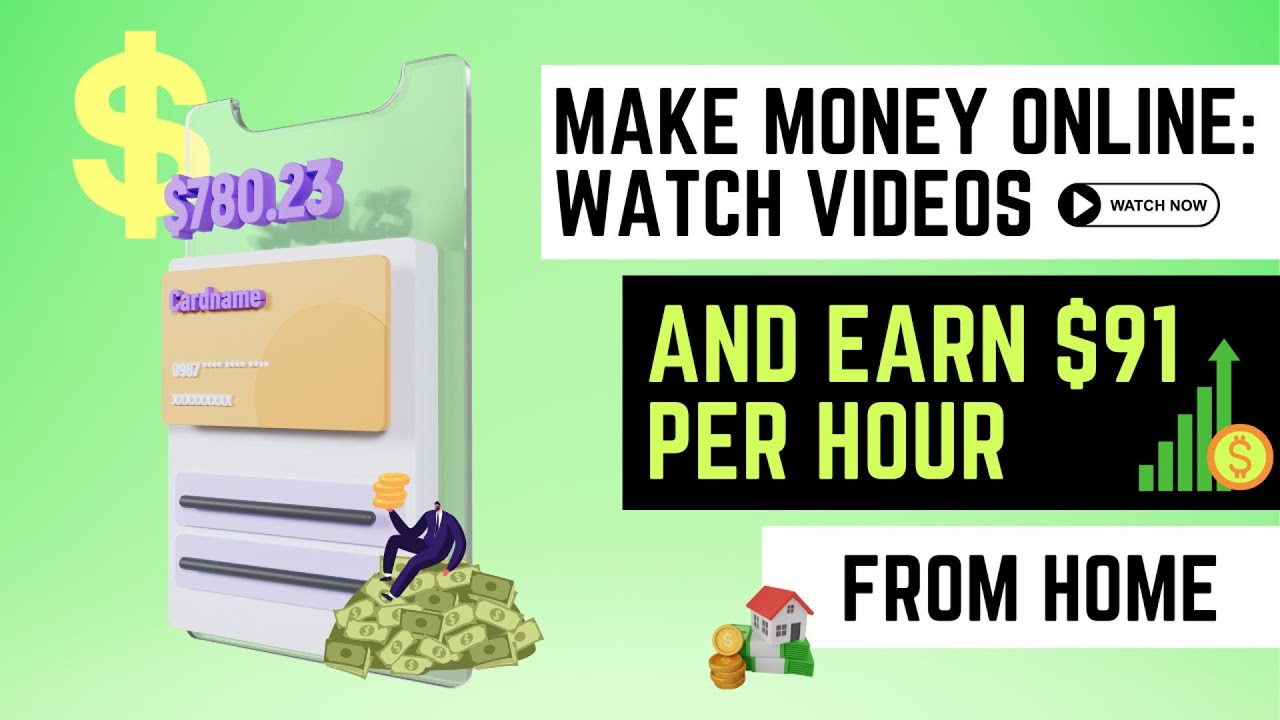 Make Money Online: Watch Videos and Earn $91 per hour