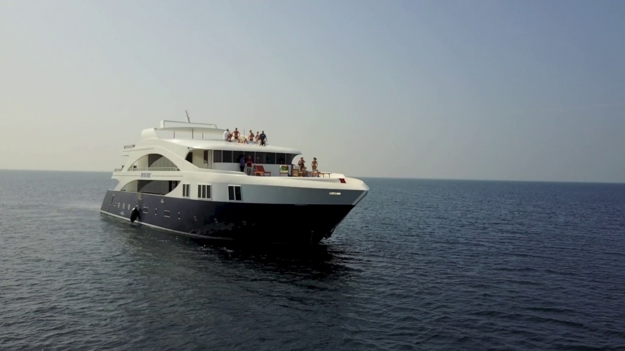 Emperor Serenity Liveaboard, Maldives - Aerial view