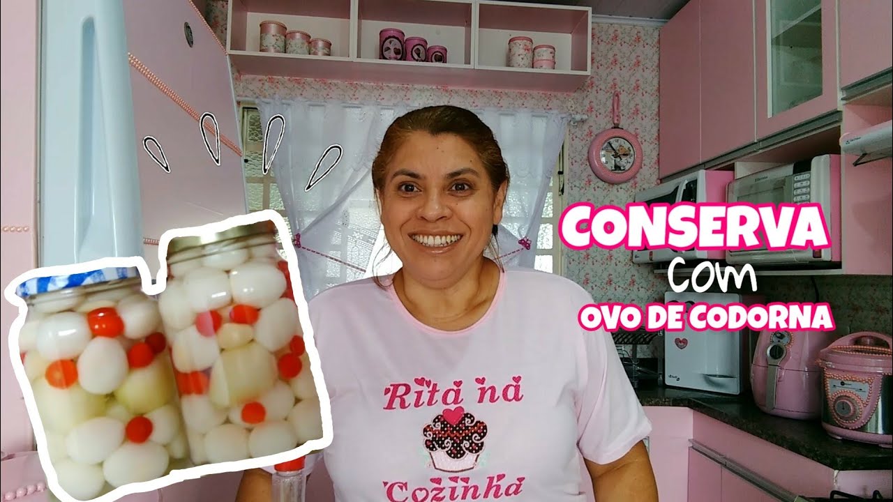 COMO FAZER CONSERVA DE OVO DE CODORNA.