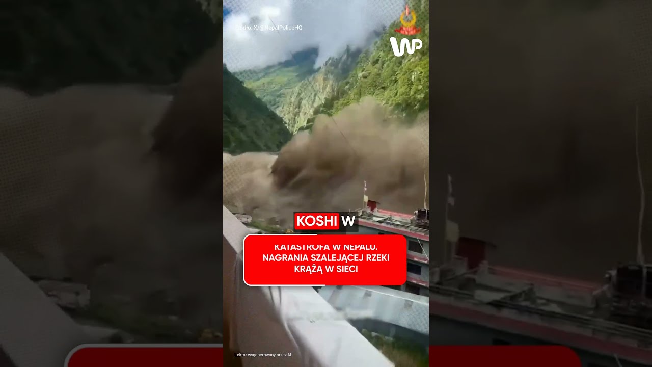 Katastrofa w Nepalu. Nagrania szalejącej rzeki krążą w sieci