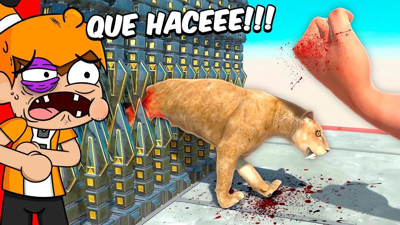 ¿Que animal salvaje es mas fuerte? Palmita reacciona a Animal Revolt Battle Simulator