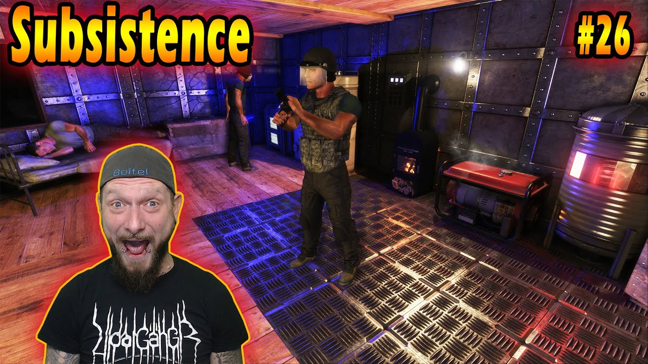Der &Uuml;berfall auf die gro&szlig;e J&auml;ger-Basis! Let's Play SUBSISTENCE #26 Gameplay deutsch/german