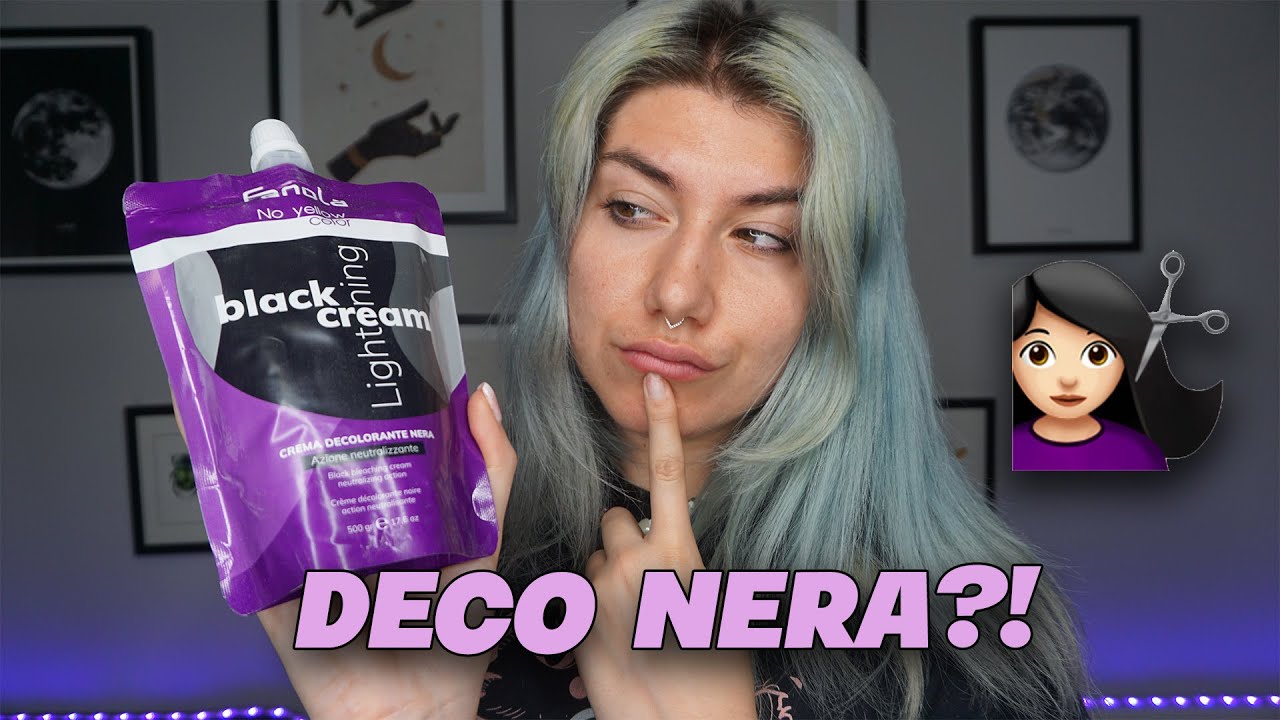 LA CREMA DECOLORANTE NERA È MIGLIORE? TESTIAMOLA 👀|