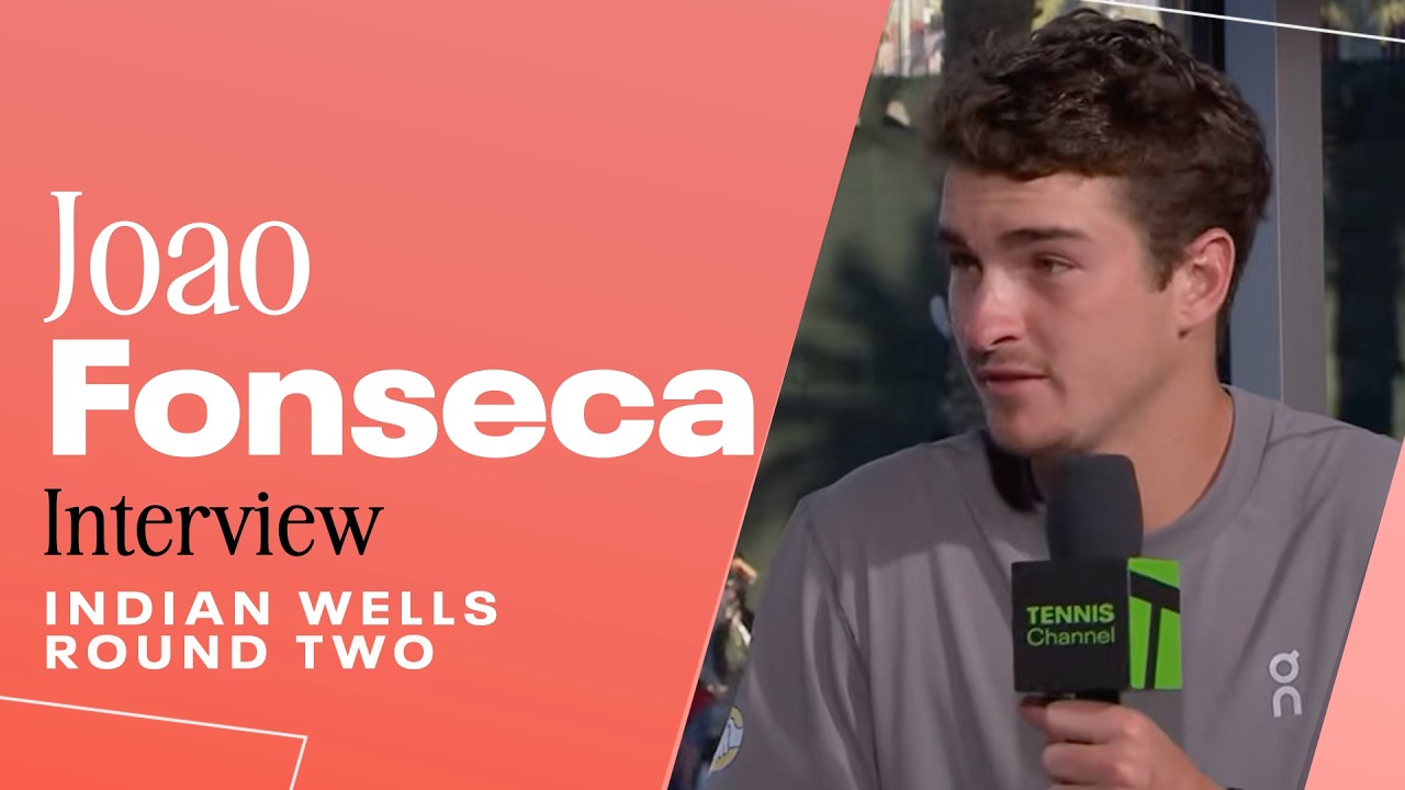 Joao Fonseca on maturing his game | 2026 Indian Wells