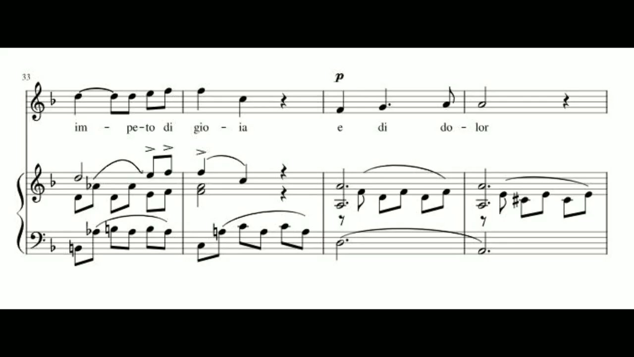 Segreto | Secret - 33 Tosti songs - HIGH | HOCH - f minor | f-moll