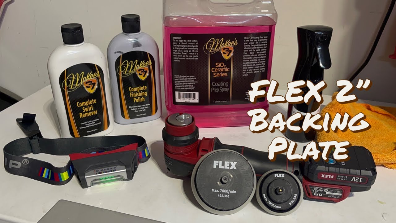 Flex 2” опорная пластина /PXE-80/Полировка/Автодетейлинг/McKee’s 37/Коррекция лакокрасочного покр...