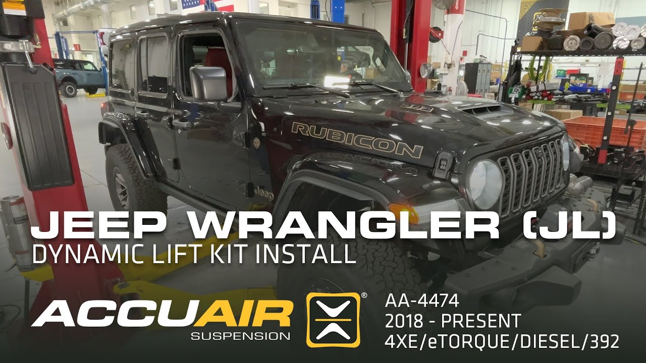 Jeep Wrangler (JL) - AccuAir Suspension Dynamic Lift Kit Install (392)