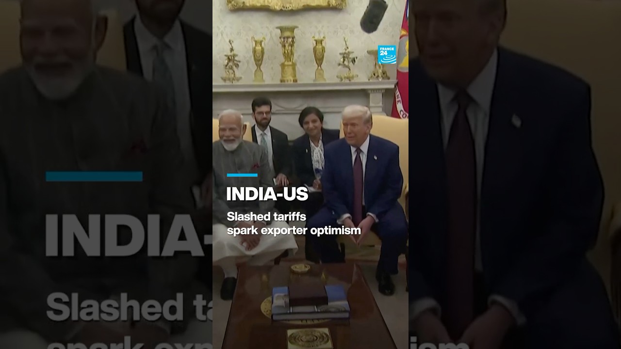 India-US: Tariff slashed spark exporter optimism &bull; FRANCE 24 English