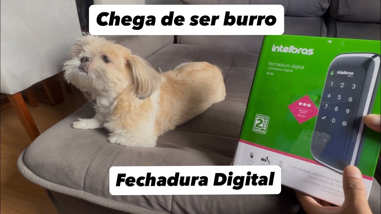 Fechadura Digital Unboxing e Review Fr101 Intelbras