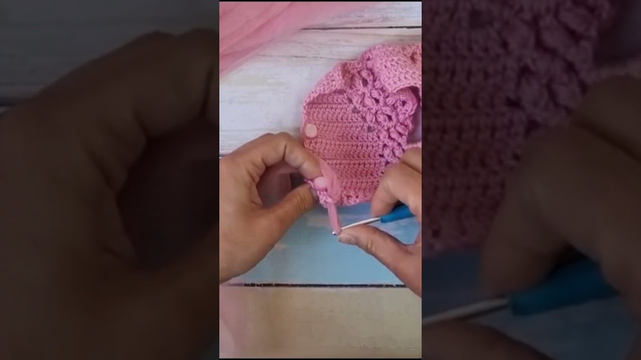 How to attach tulle to a crochet dress