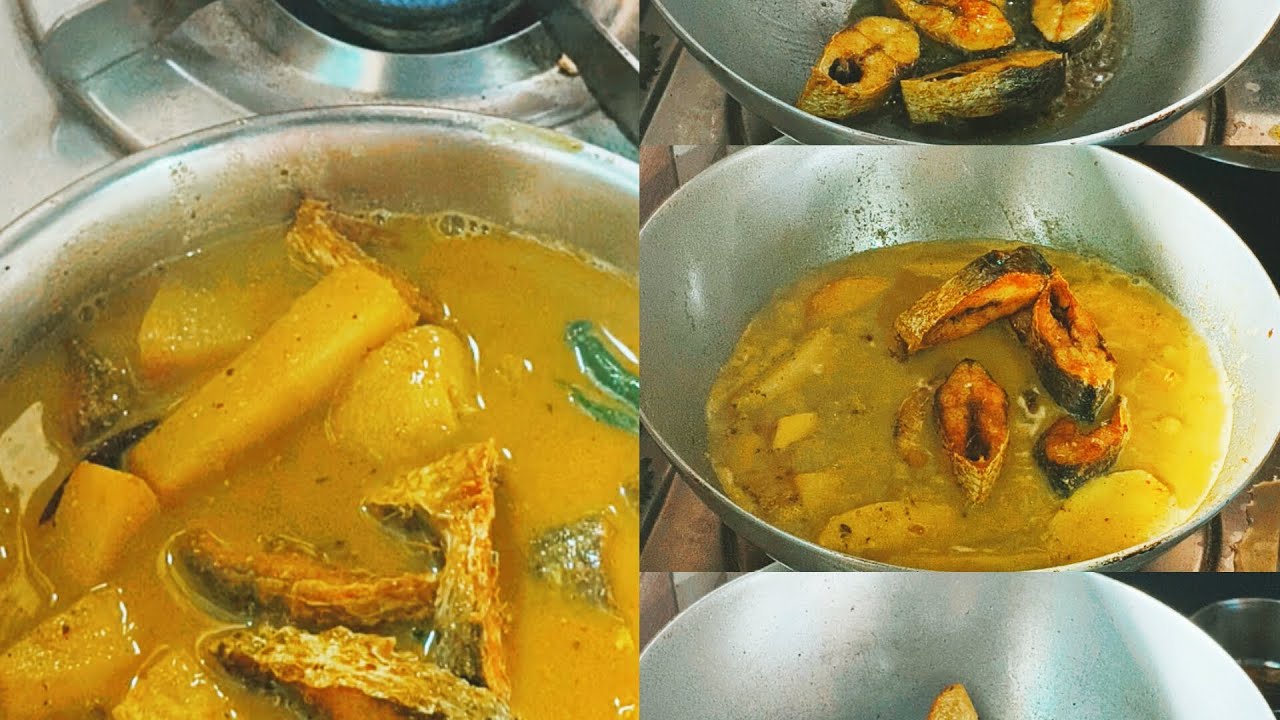 পেঁয়াজ রসুন ছাড়া কচু দিয়ে ইলিশ মাছের পাতলা ঝোল।#ilishmacherjhol #recipe #kochuilish #food