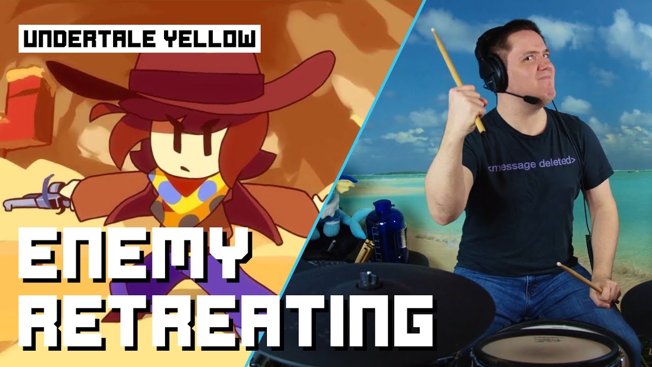 Enemy Retreating - Undertale Yellow | Drum Cover