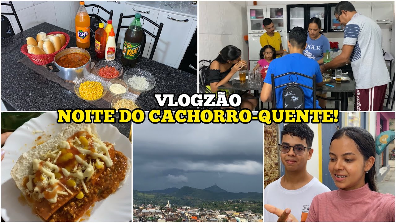 NOITE DO CACHORRO-QUENTE EM FAMÍLIA! 🌭 (fomos ao centro, dia de chuva e mais…) | Mãe Aos 13