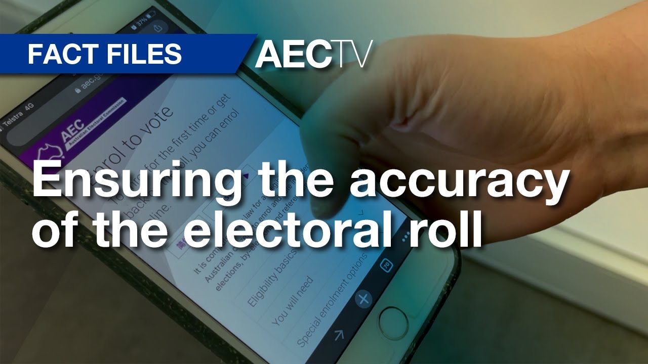 Ensuring the accuracy of the electoral roll