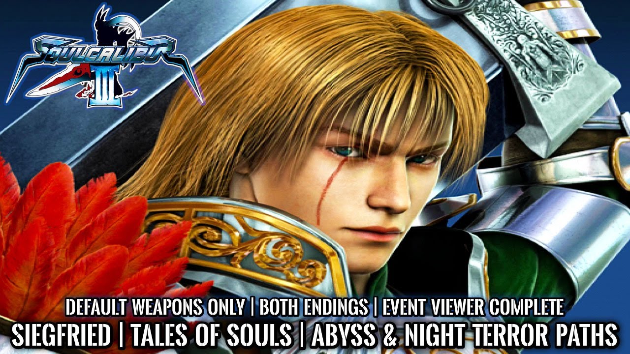 Soul Calibur 3 | Tales of Souls | Зигфрид | Пути Бездны и Ночного Ужаса | Обе концовки | 4K 60FPS