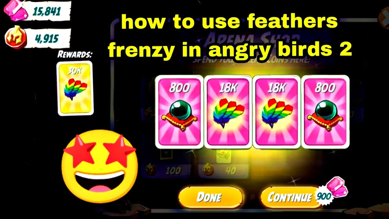 How to use feathers frenzy in angry birds 2