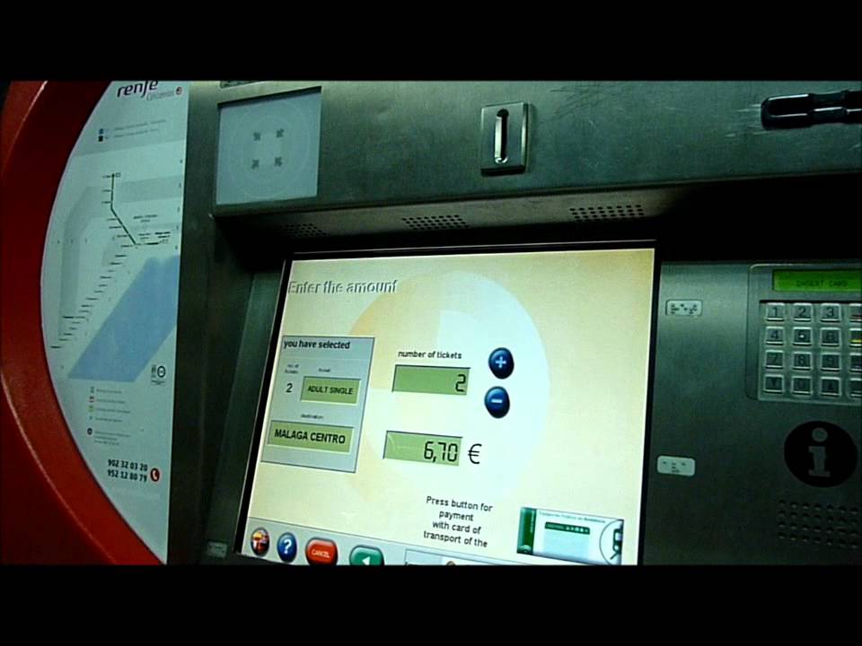 Junalipun ostaminen renfeen Fuengirola - Malaga
