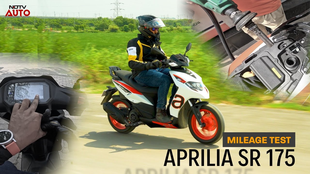Aprilia SR 175 Mileage Test | Best Maxi-Scooter In Town | NDTV Auto